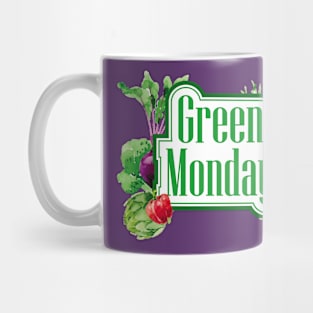 Live well eat well - Green Monday Mug